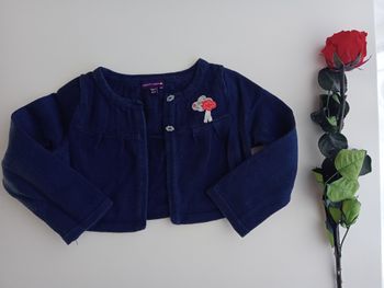 Gilet bleu marine 18 mois