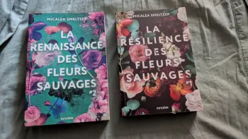 Livre la renaissance des fleurs sauvages T1 et2