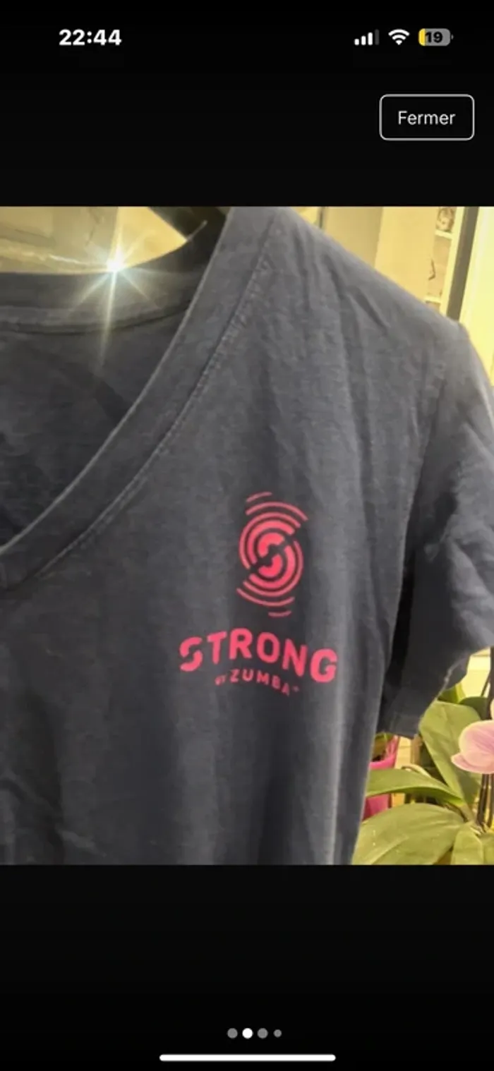 Tee shirt sport femme taille L Strong by Zumba - photo numéro 3