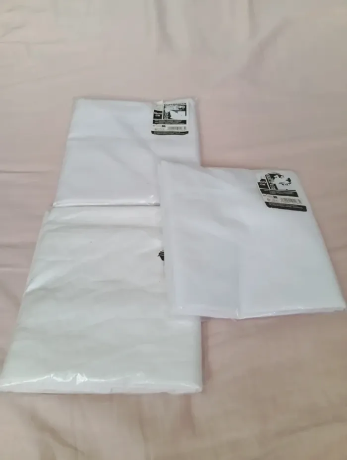 Lot de 3 taies d'oreillers neuves
