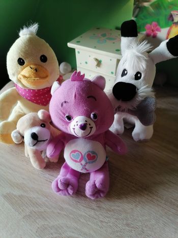 Lot de 4 peluches