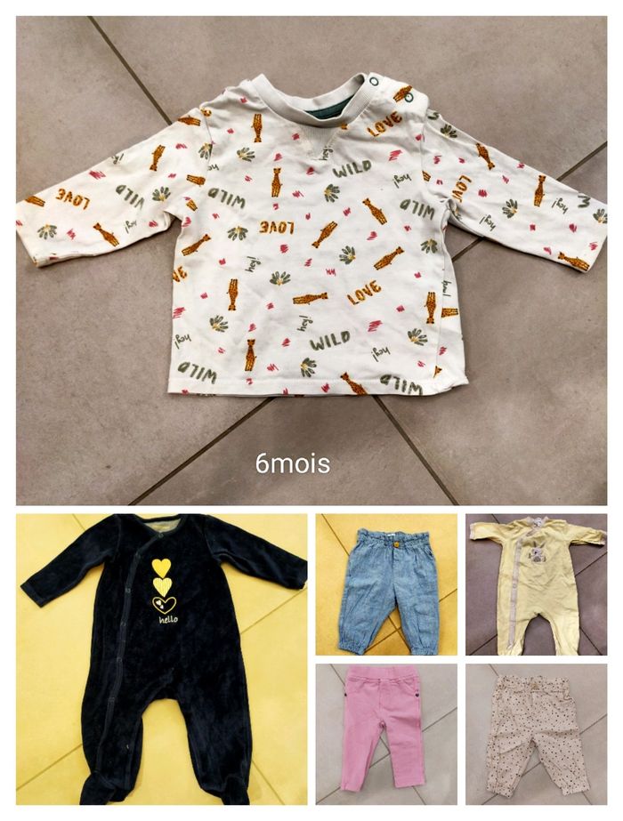 Lot vêtements 6 mois