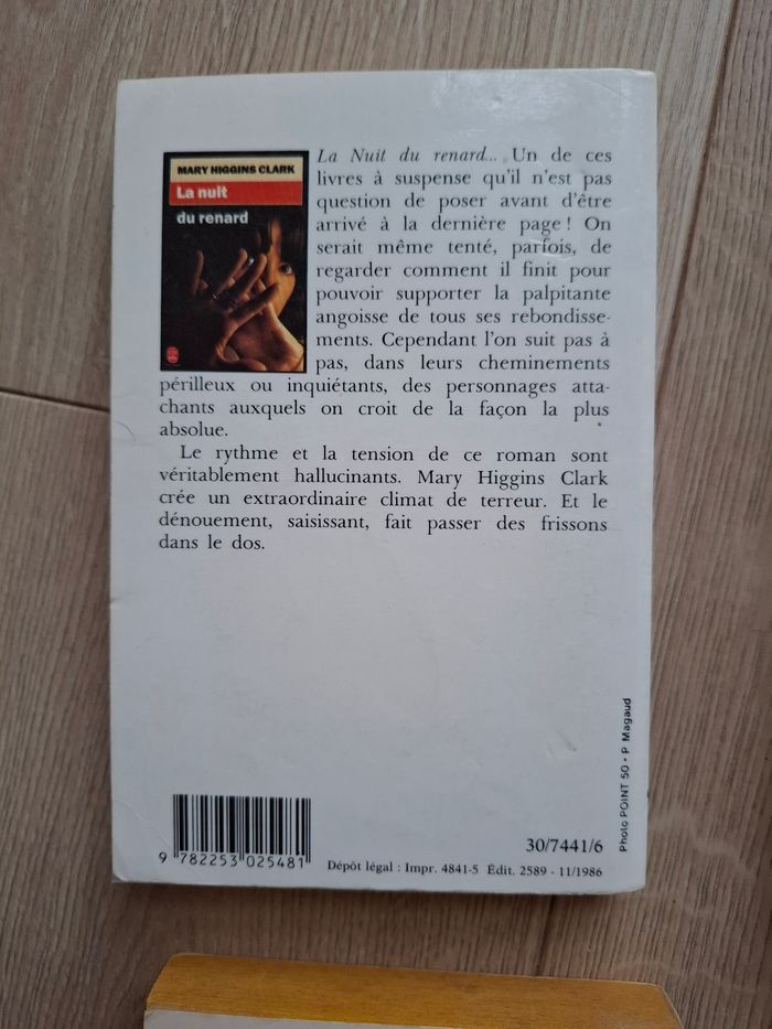 Lot de 7 thrillers de Mary Higgins Clark en bon état - photo numéro 2