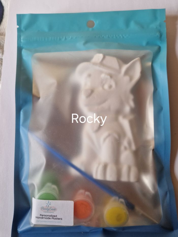 Figurine à peindre Rocky paw patrol