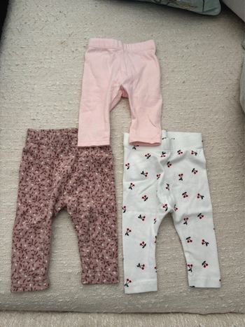 Lot 3 leggings 1-3 mois