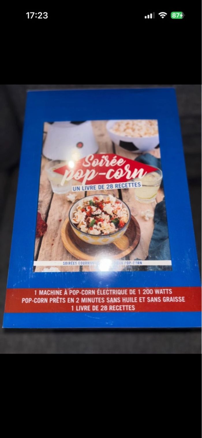 Machine à pop corn football - photo numéro 2