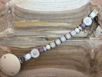 Attache tétine double fantaisie 