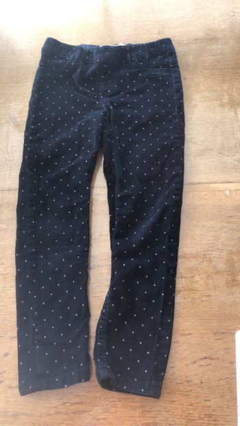Jean velours fille 7/8 ans