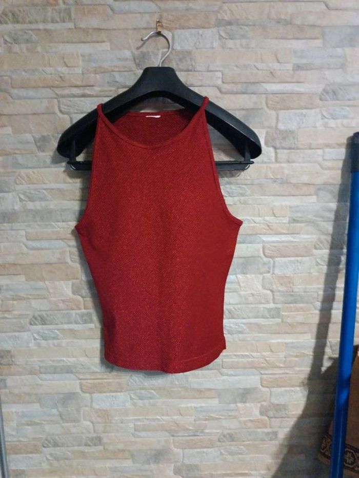 Top rouge/bordeaux 36