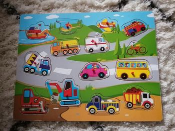 Grand puzzle en bois