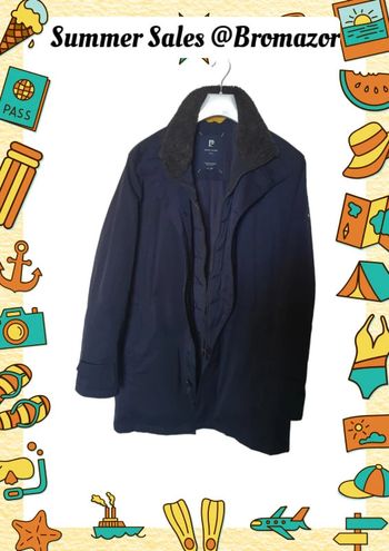 Imperméable bleu marine vintage Pierre Cardin taille 54 EU (2XL)