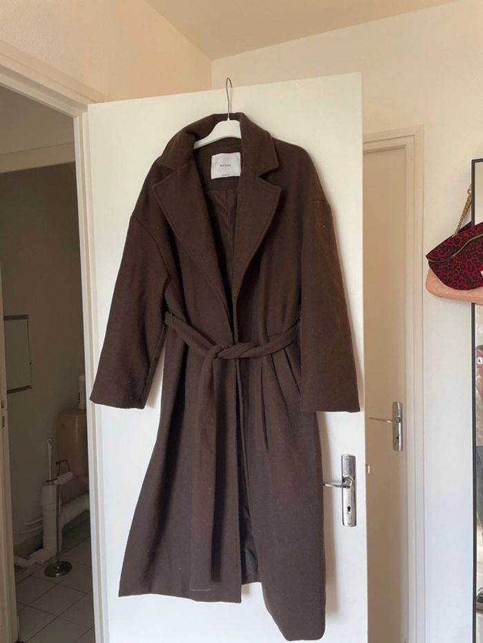 Manteau marron Bershka - photo numéro 2