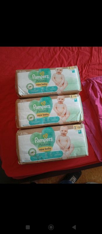 Lot de 3 paquets de couches Pampers harmonie new baby taille 2 à 35€ avec le code
PISCINE30
Le lot passe à 24,50€