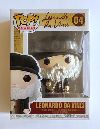 Funko POP Leonard de Vinci #04 - Artist - Figurine Vinyle