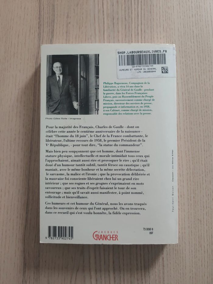 Philippe ragueneau Humeurs et humour du général 9782733902745 - photo numéro 2