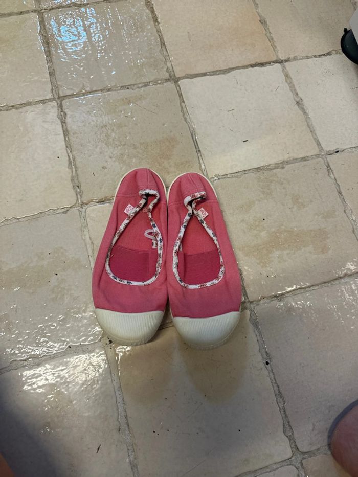 Ballerine rose corail les petits pois sont rouges 33
