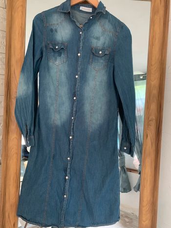 Robe en jean longue taille 36