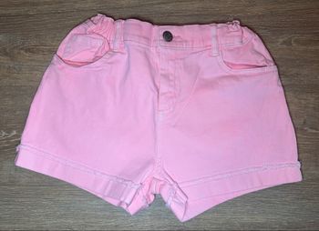 Short en Jean’s rose fluo /