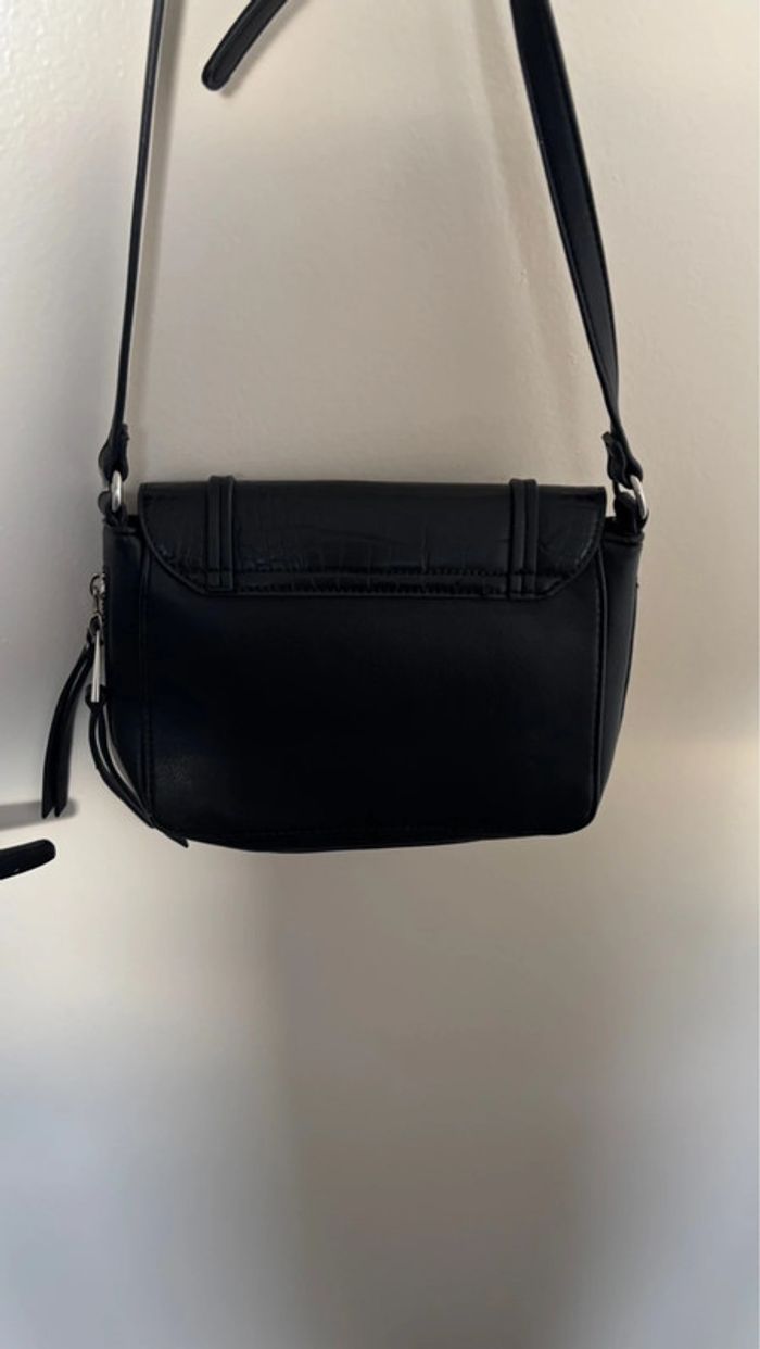 Sac à main bandoulière, noir, marque camaïeu en très bon état - photo numéro 7
