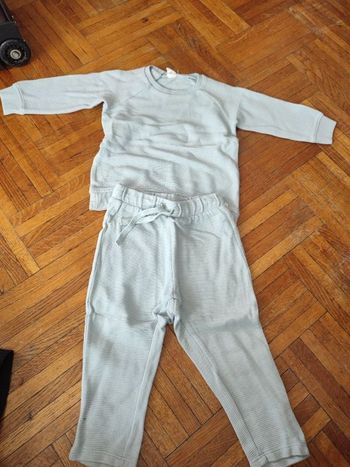 Ensemble bleu taille 18 mois