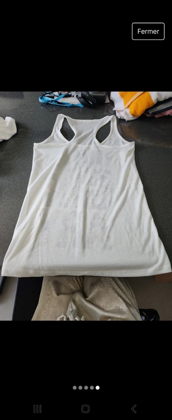 Débardeur blanc Mim - photo numéro 5