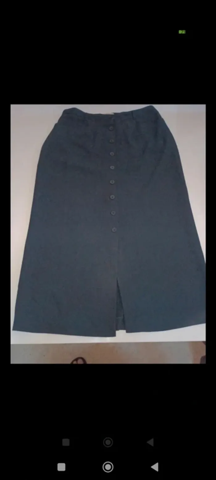 Jupe longue femme Gérard Darel taille 42 fendue rétro vintage