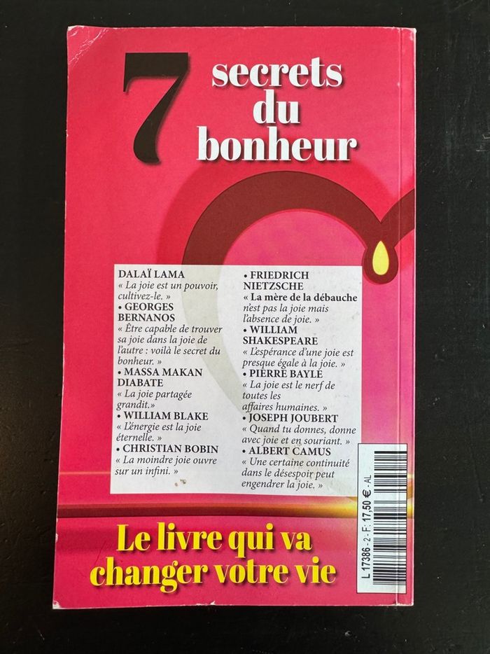 Livre 7 secrets du bonheur - photo numéro 2
