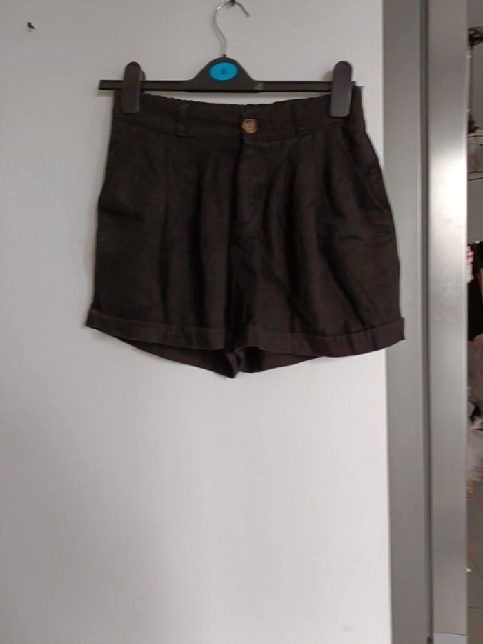 Short noir taille basse ample et fluide Gémo - Taille 36