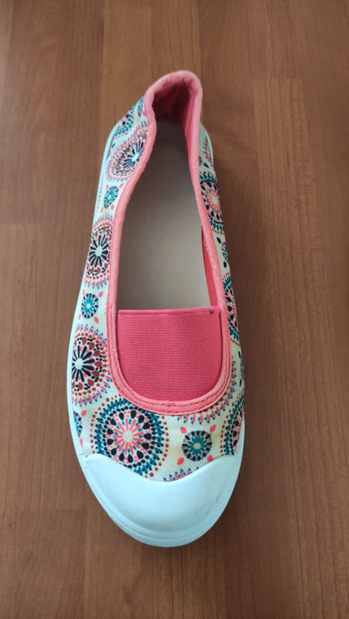 Ballerines tissu à motifs pointure 35 - photo numéro 3