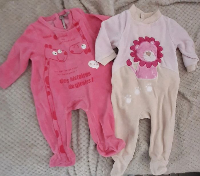 Lot 2 pyjamas fille 3 mois