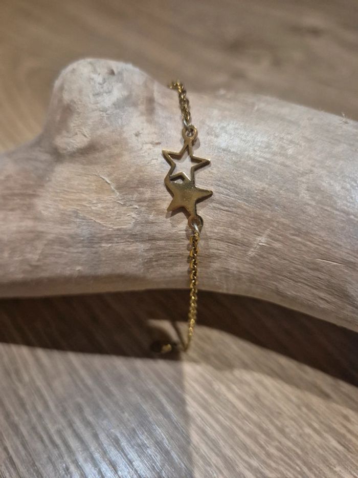 Bracelet #acier Doré - photo numéro 7