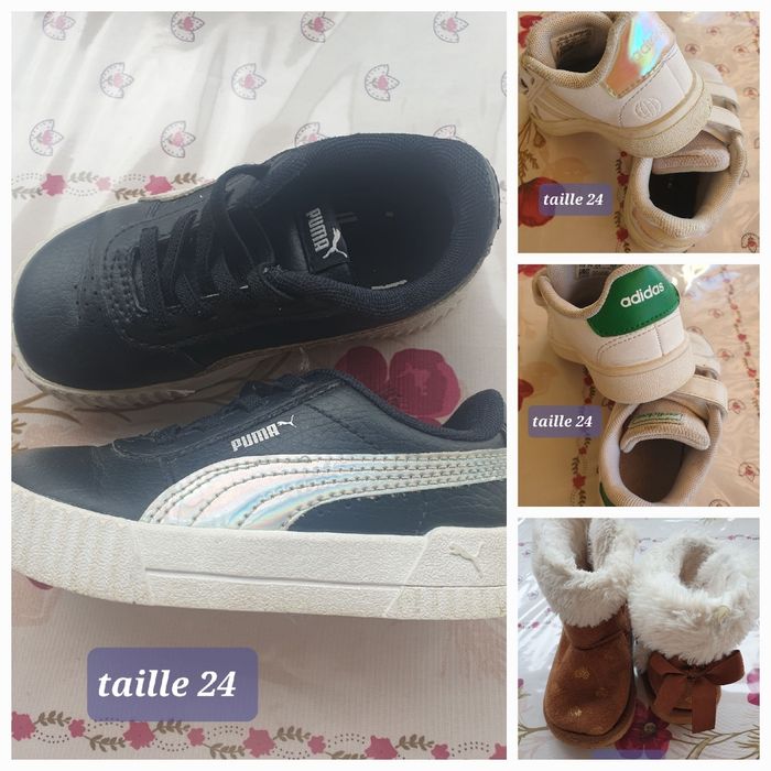 Lot baskets Adidas et bottes - photo numéro 5