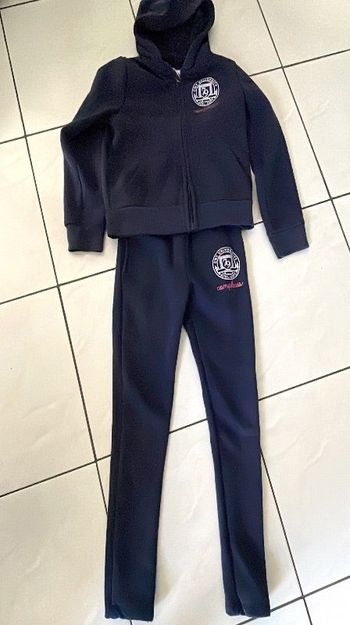 Ensemble de sport T 10 ans Complices bleu marine