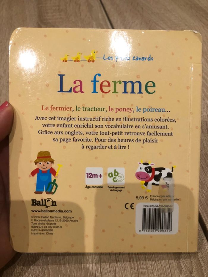 Imagier La ferme 12-36 mois - photo numéro 2