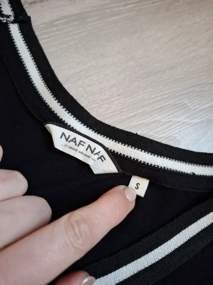Haut noir naf naf S - photo numéro 2