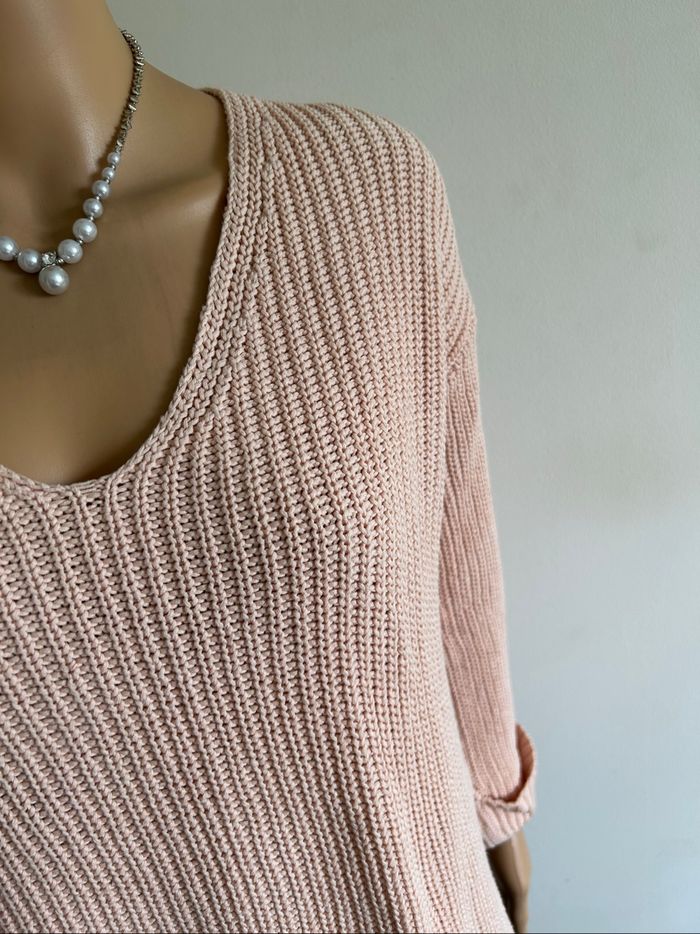 Pull rose clair Karl Marc John taille S jamais porté - photo numéro 4