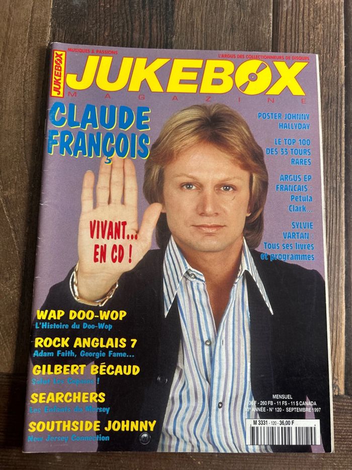 Revue jukebox magazine - 120 - septembre 1997