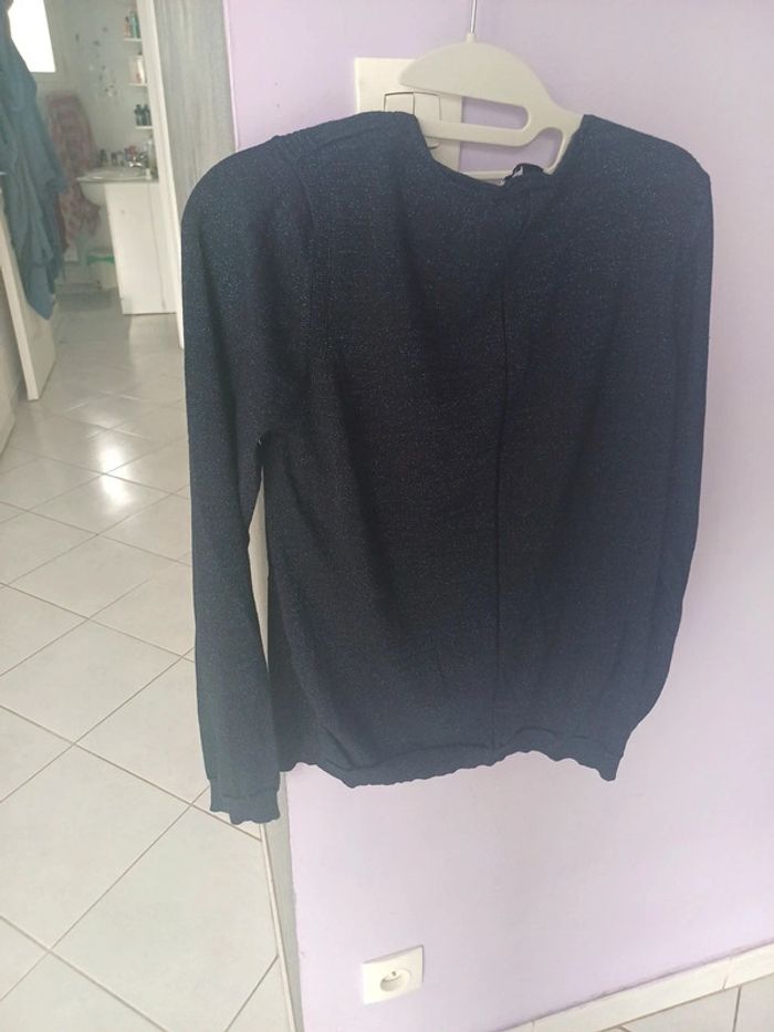 Pull femme col en V taille L - photo numéro 4