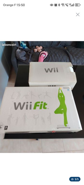 Console Wii avec Wifit
