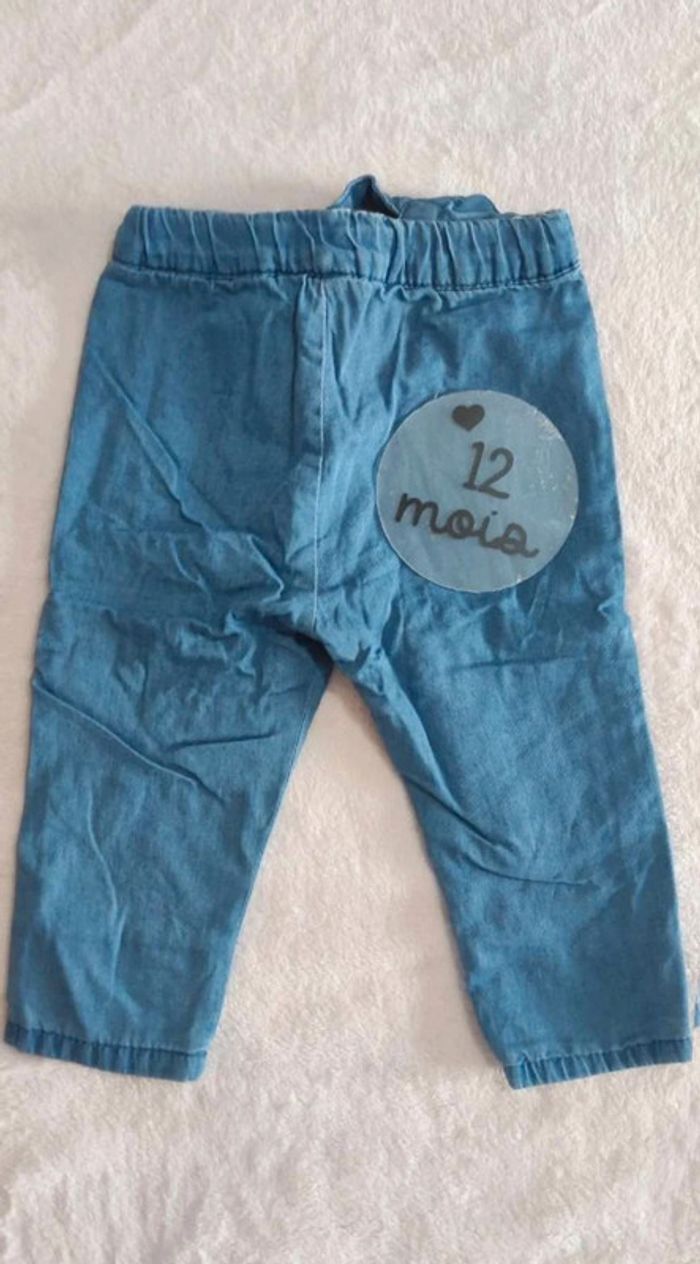 Pantalon jeans creeks 12  mois - photo numéro 3