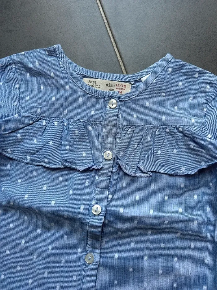 Ensemble blouse chemisier et legging bébé fille Zara - photo numéro 2