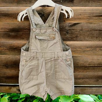 Salopette garçon taupe tex 18 mois