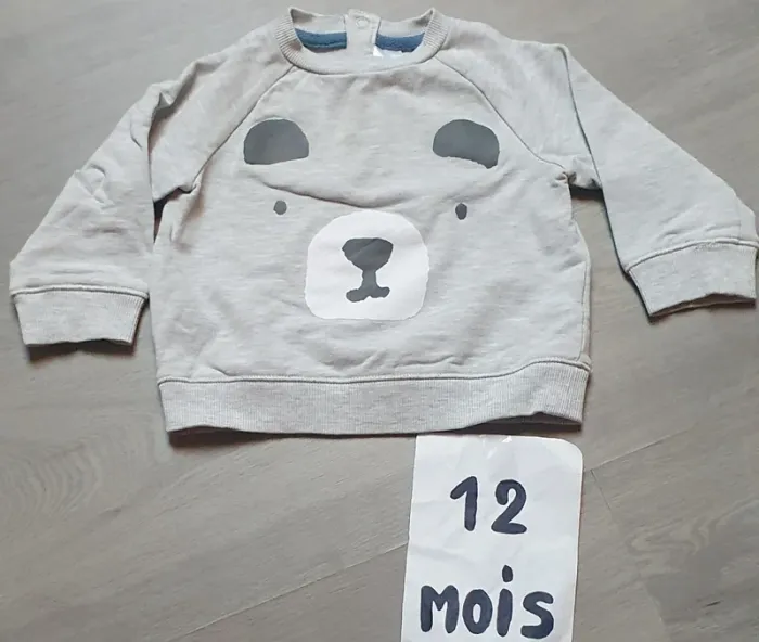 Pull ours 12mois garçon - photo numéro 7