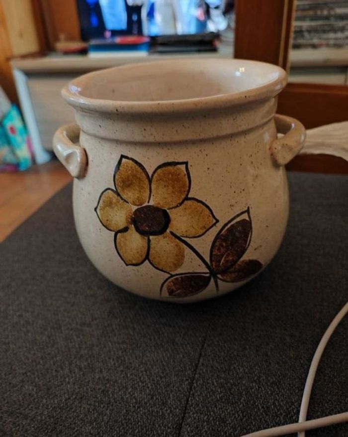 Pot motif fleur
