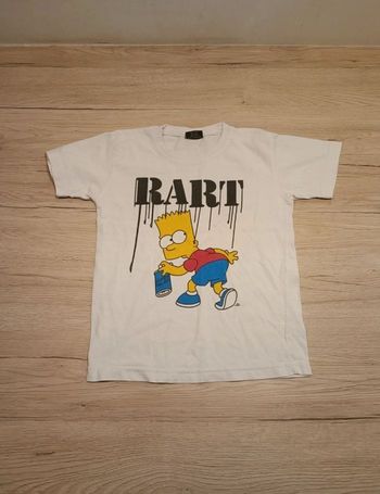 Tee-shirt manches courtes 6 ans Bart Simpson