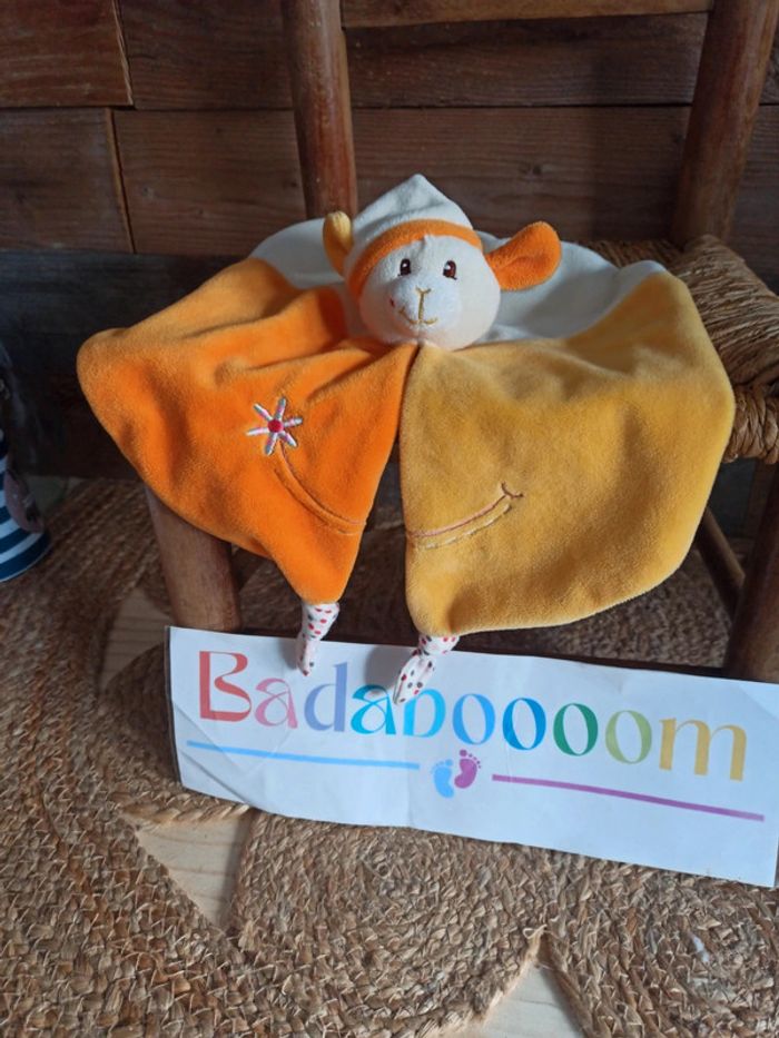 Doudou mouton orange Gipsy tbe - photo numéro 5