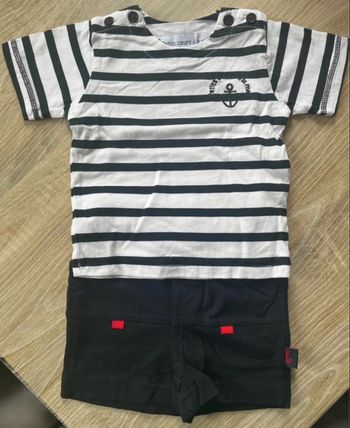 Ensemble bébé avec short