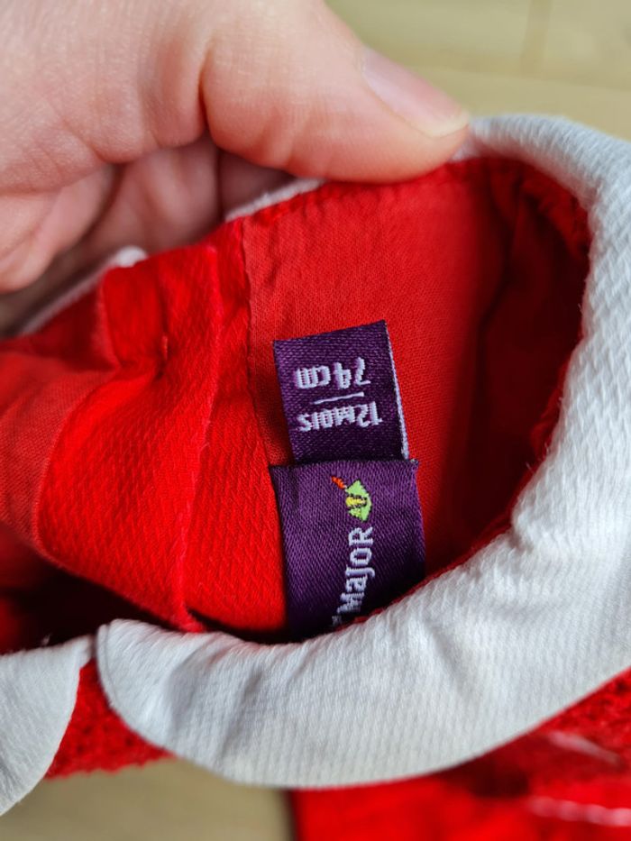 robe rouge et bloomer sergent major 12 mois - photo numéro 4