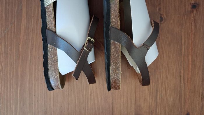 Sandales marron dorées 40 - photo numéro 7
