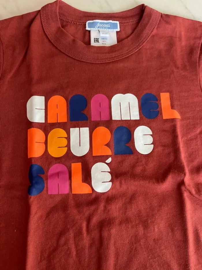Tee-shirts Jacadi caramel au beurre salé 3 ans - photo numéro 3